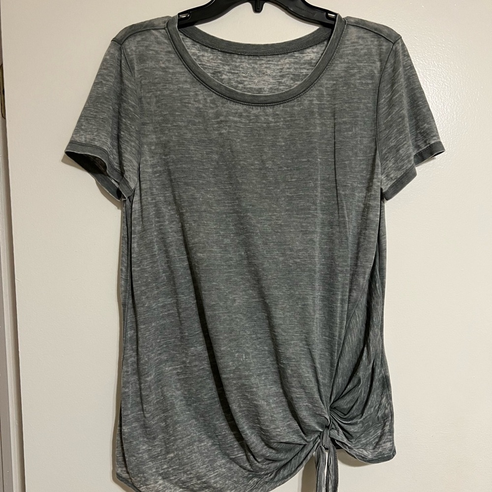 Caslon Front Tie Tee
